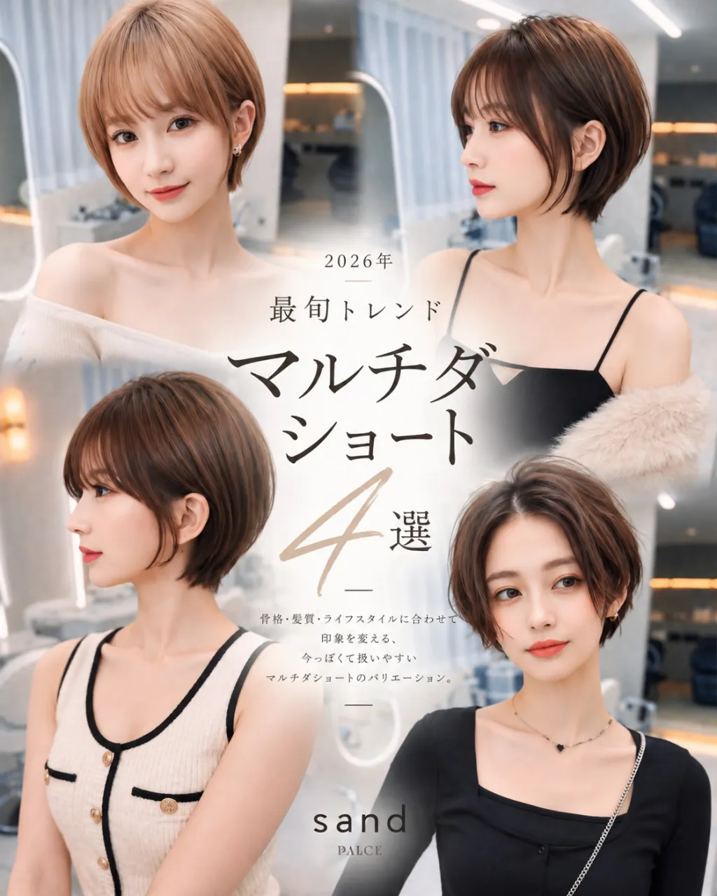 【2026年最新版】大人可愛いマルチダショート4選♡